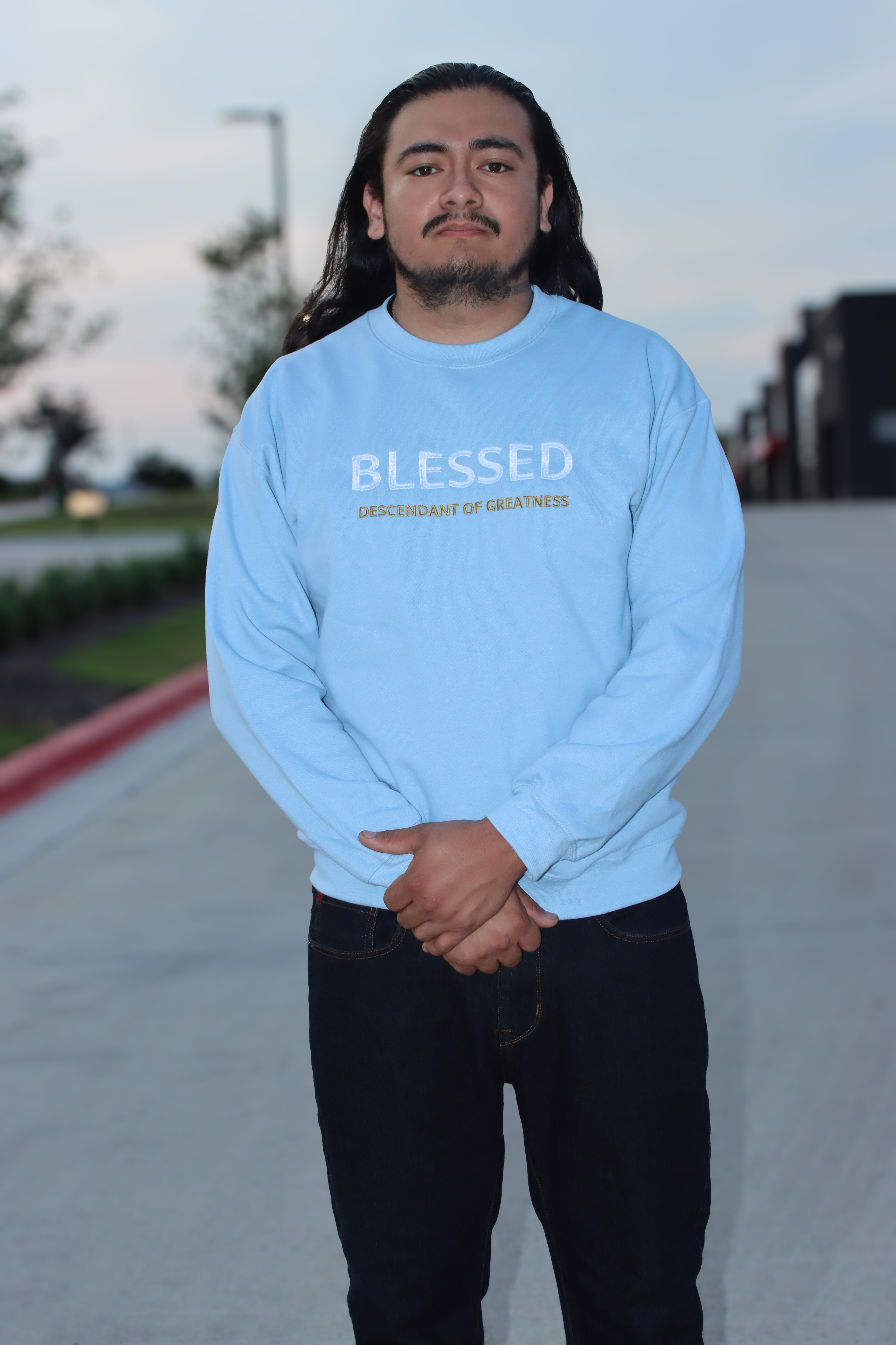 Blessed- Descendant Of Greatness- Unisex Sweatshirt