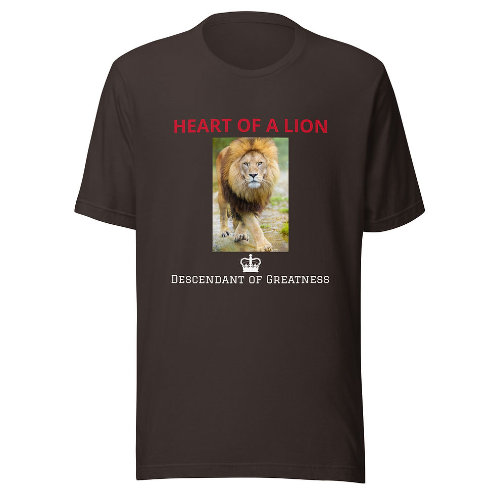 Thumbnail: Heart Of A Lion- Unisex t-shirt