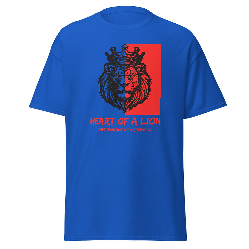 Thumbnail: Heart Of A Lion- Unisex classic tee