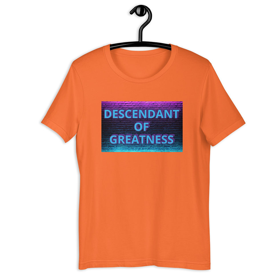 Thumbnail: Blue and Purple- Brick Wall- Unisex t-shirt