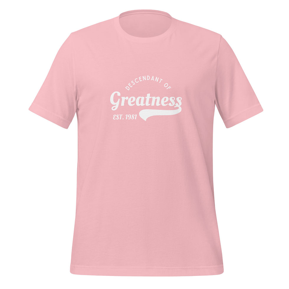 Thumbnail: Descendant Of Greatness-Est 1981-Unisex t-shirt