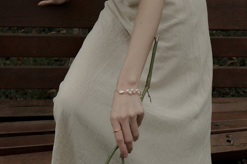 Thumbnail: 珍珠水晶手鍊