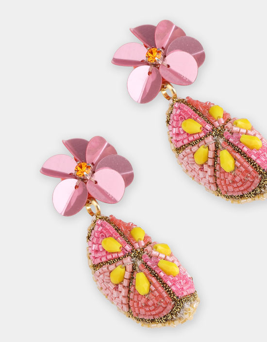 Thumbnail: Citrus Earrings - Pink