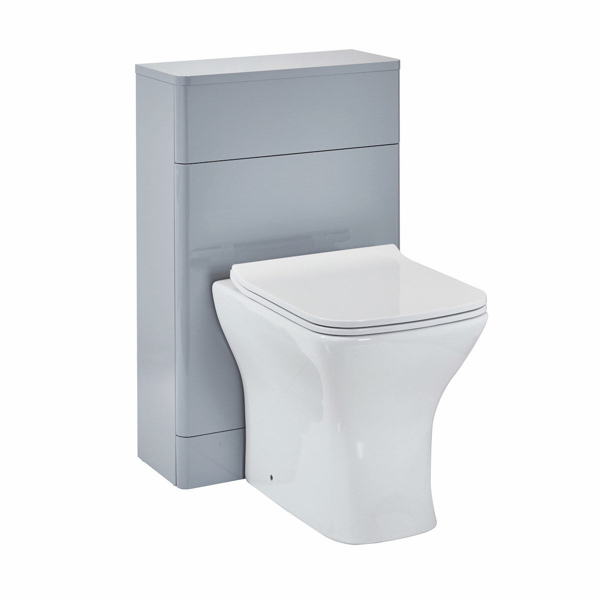 Mozart - Gloss Light Grey WC Unit