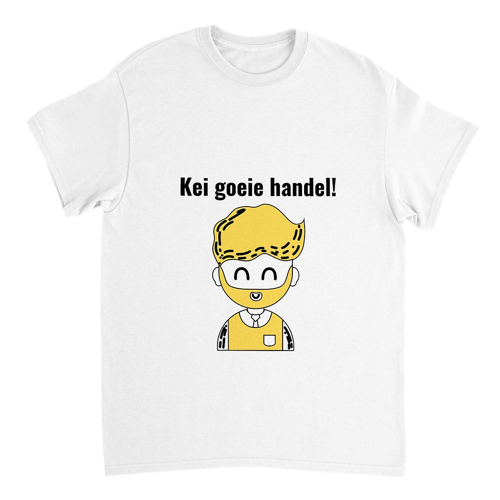 Thumbnail: Zwaar uniseks T-shirt met ronde hals (KGH)