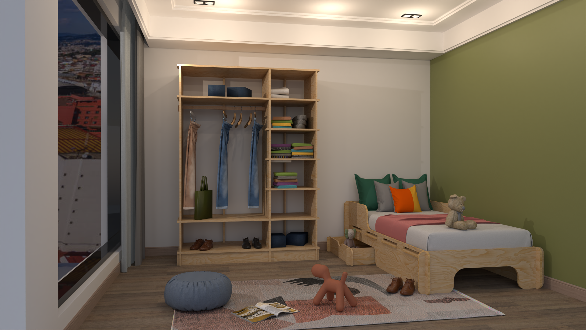 Clóset Abierto Trama | Colección MODUS | ENKAST INNOVA