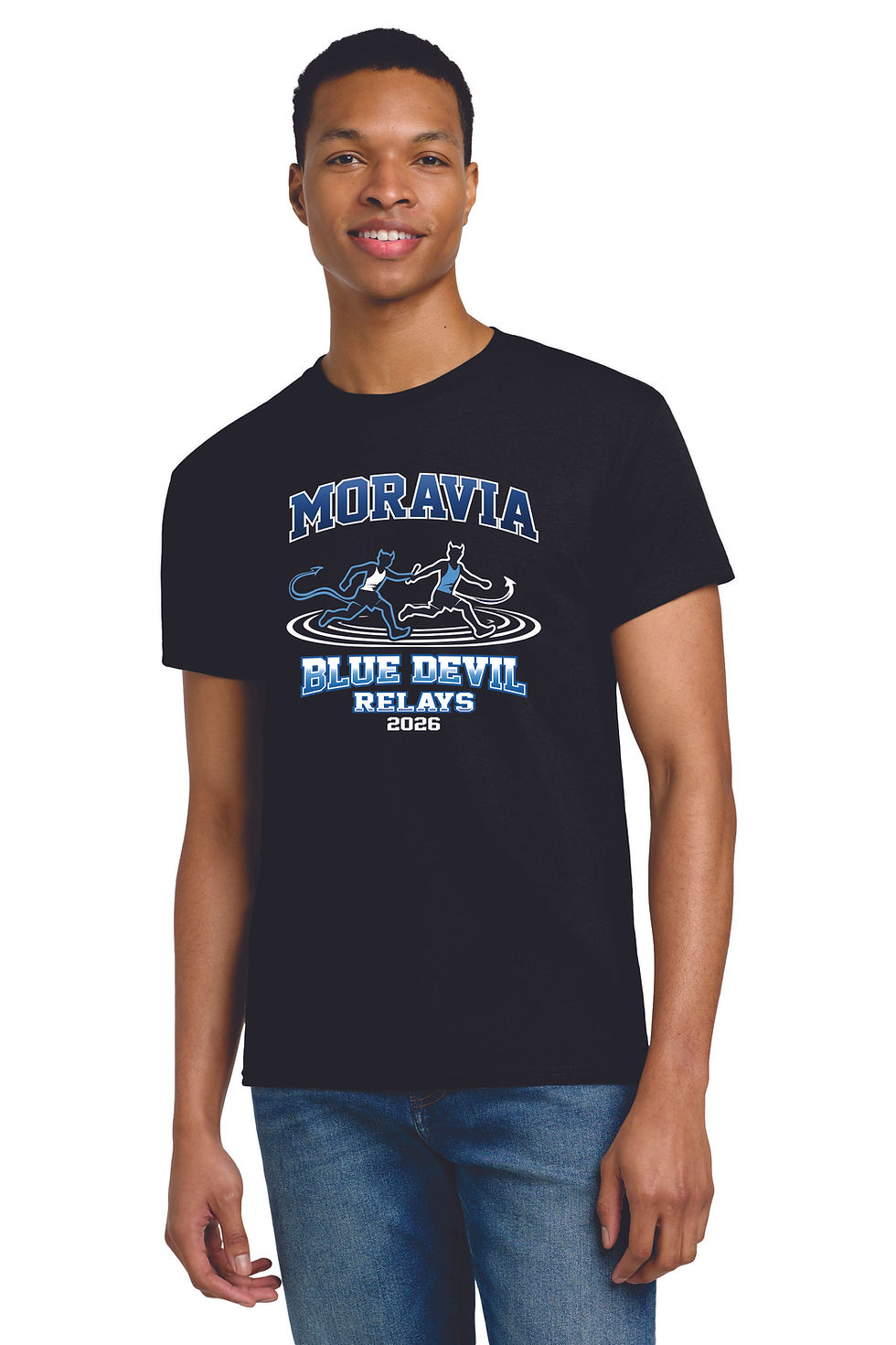 Thumbnail: 2026 Moravia Moravia Blue Devil Relays Tee 2000