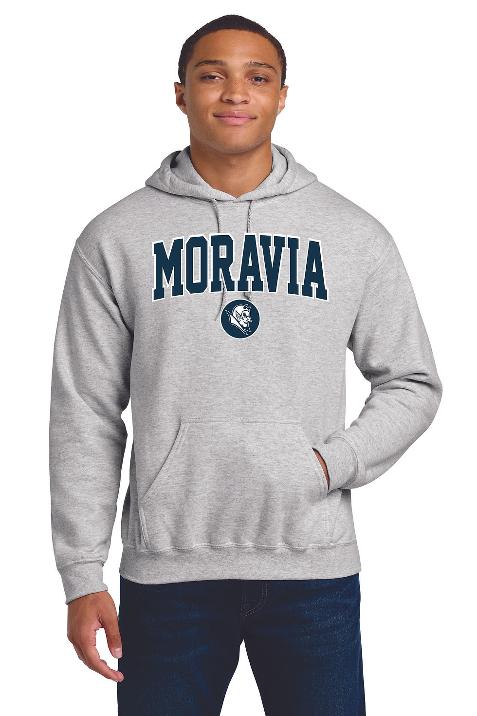 Thumbnail: Moravia W/Devil Head Gildan Hoodie 18500