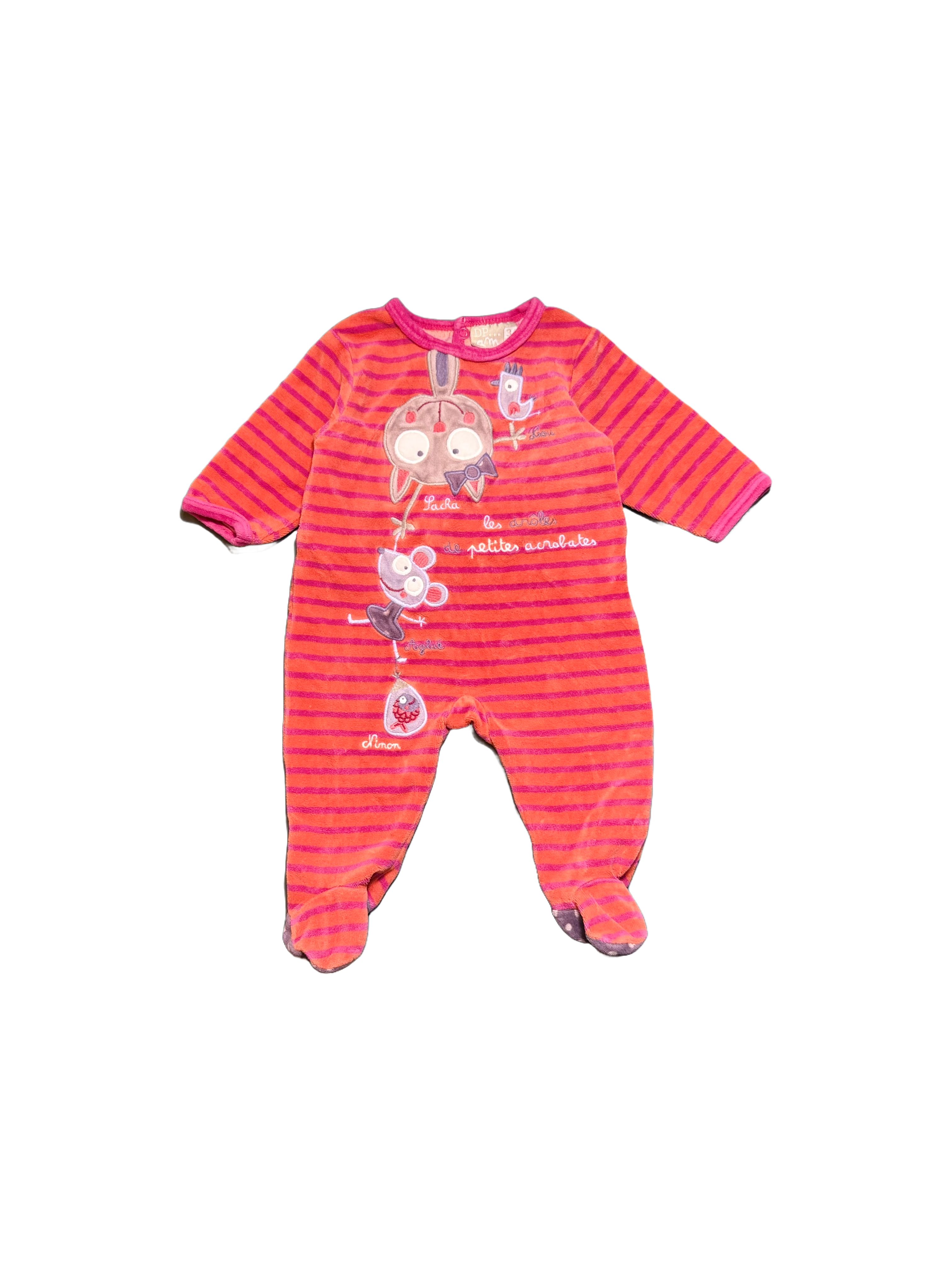 Pyjama velours DPAM 3m