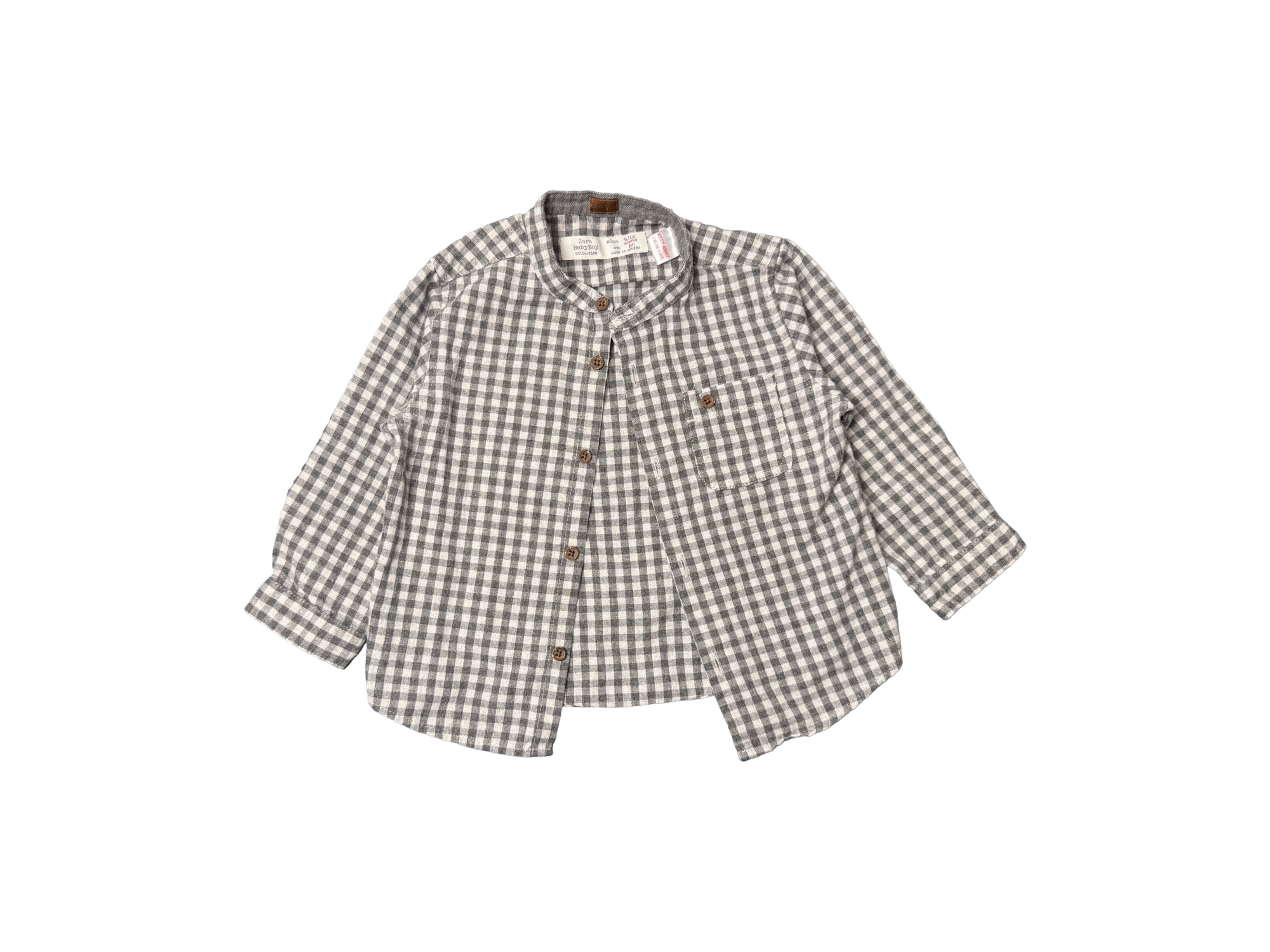 Chemise manches longues Zara 9-12 mois