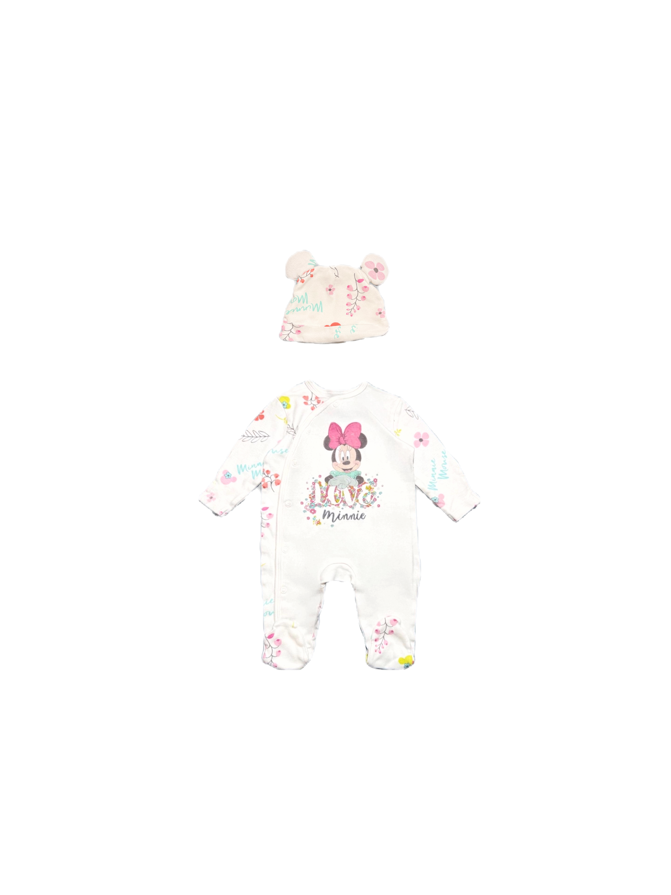 Pyjama + bonnet Disney baby 0-3m