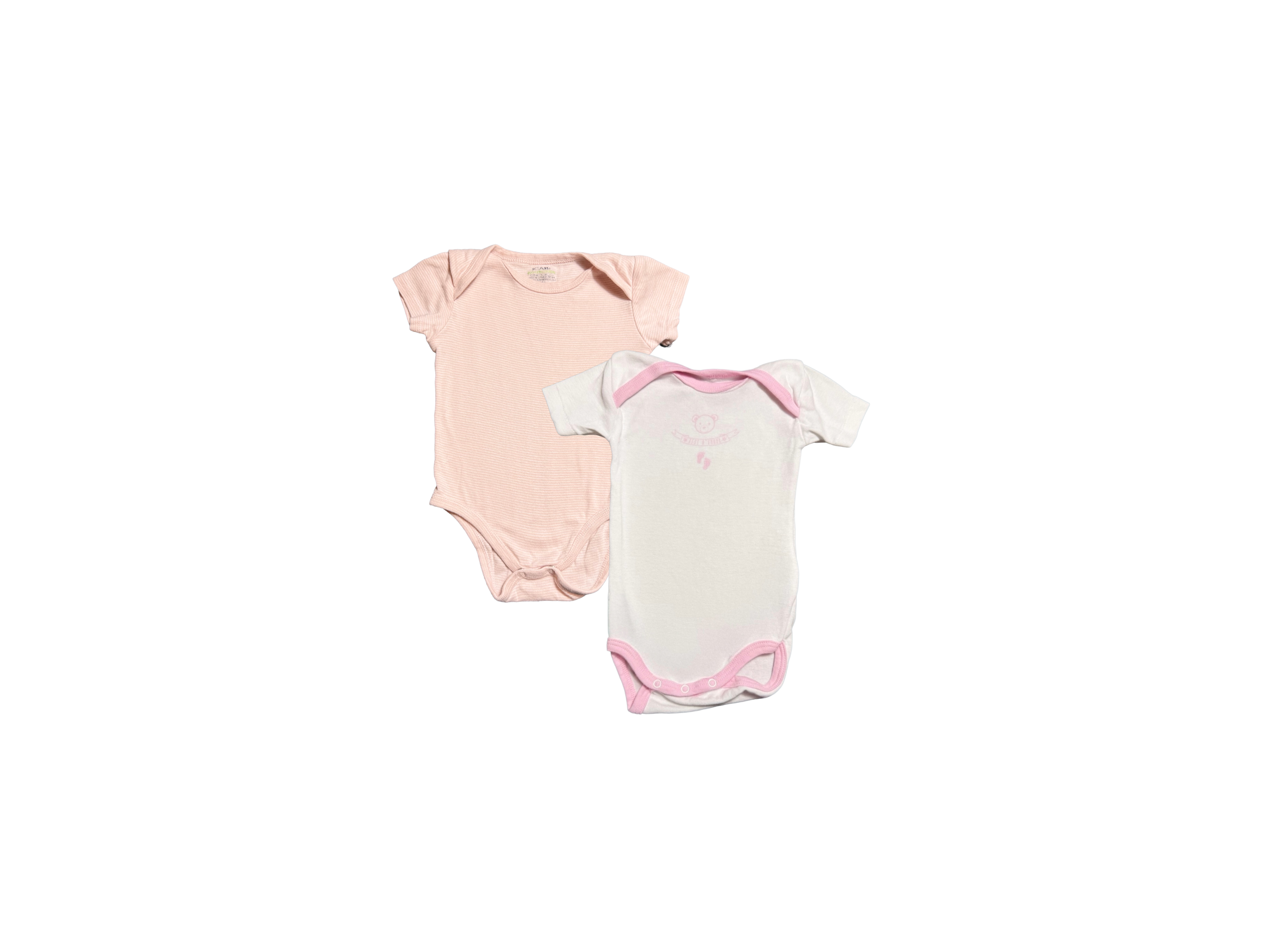 Lot de 2 body manches courtes Kiabi 9 mois