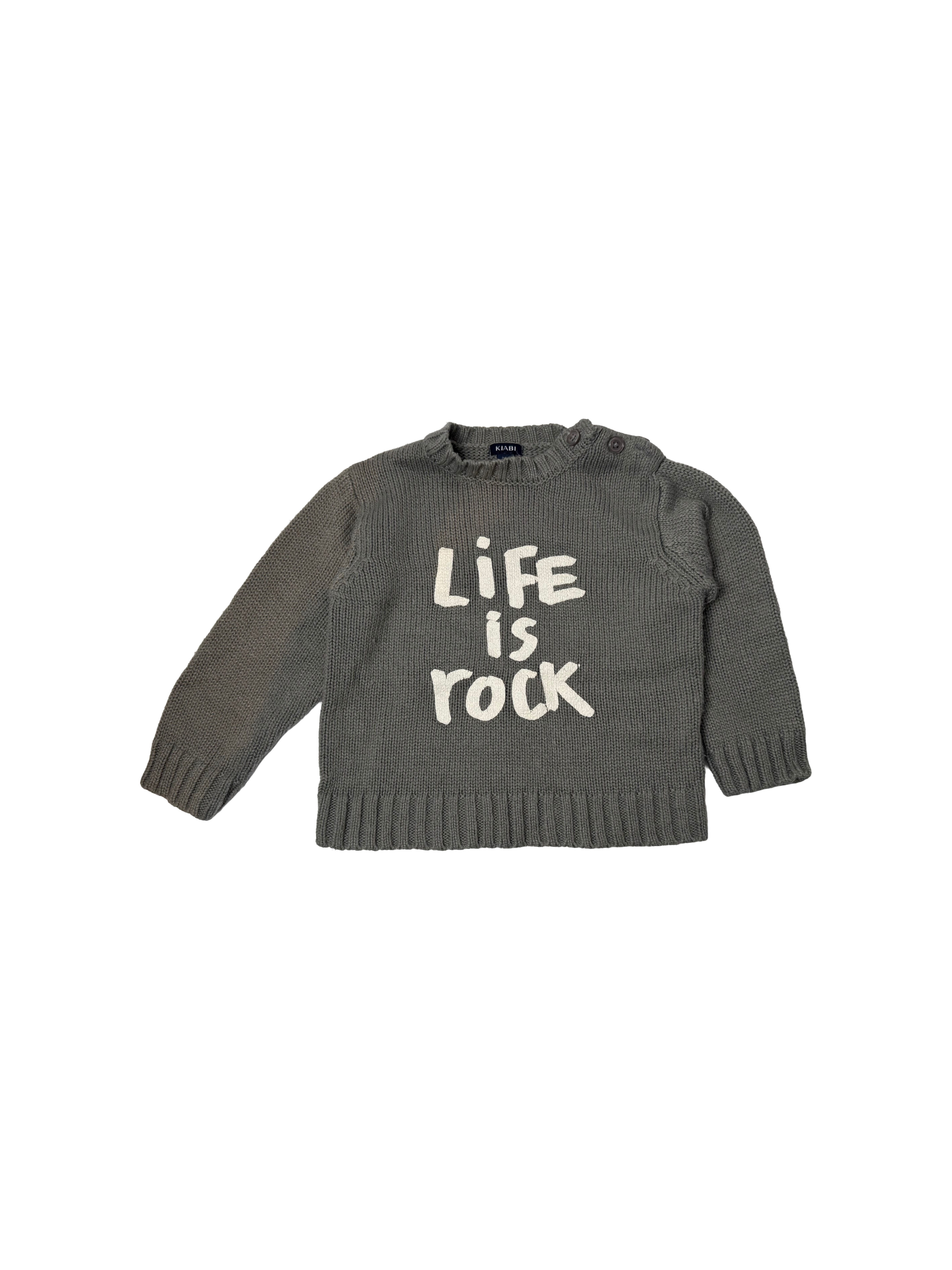 Pull gris Kiabi 24 mois