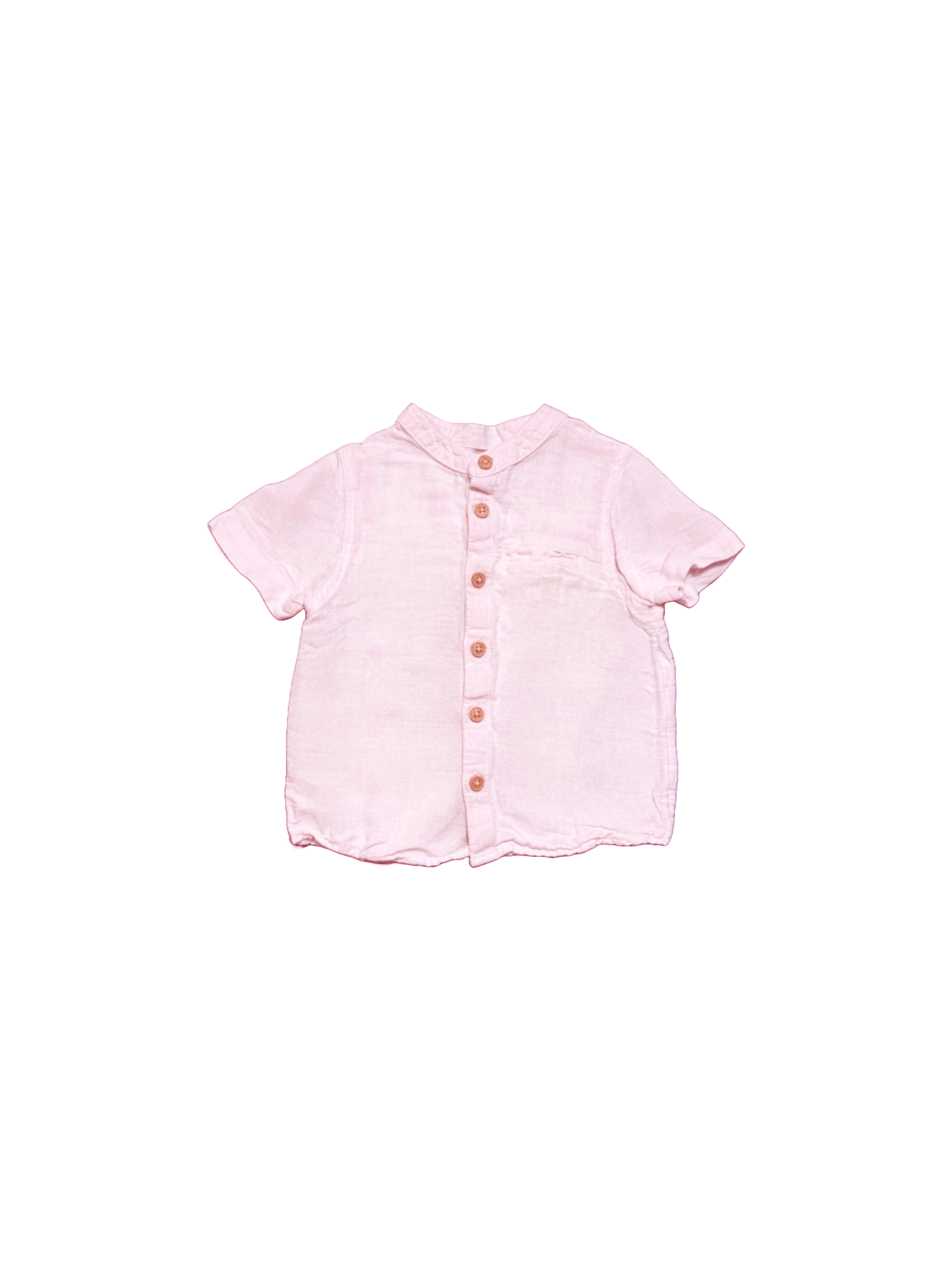 Chemise manches courtes rose Primark 9-12