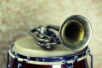 Trumpet On Drum