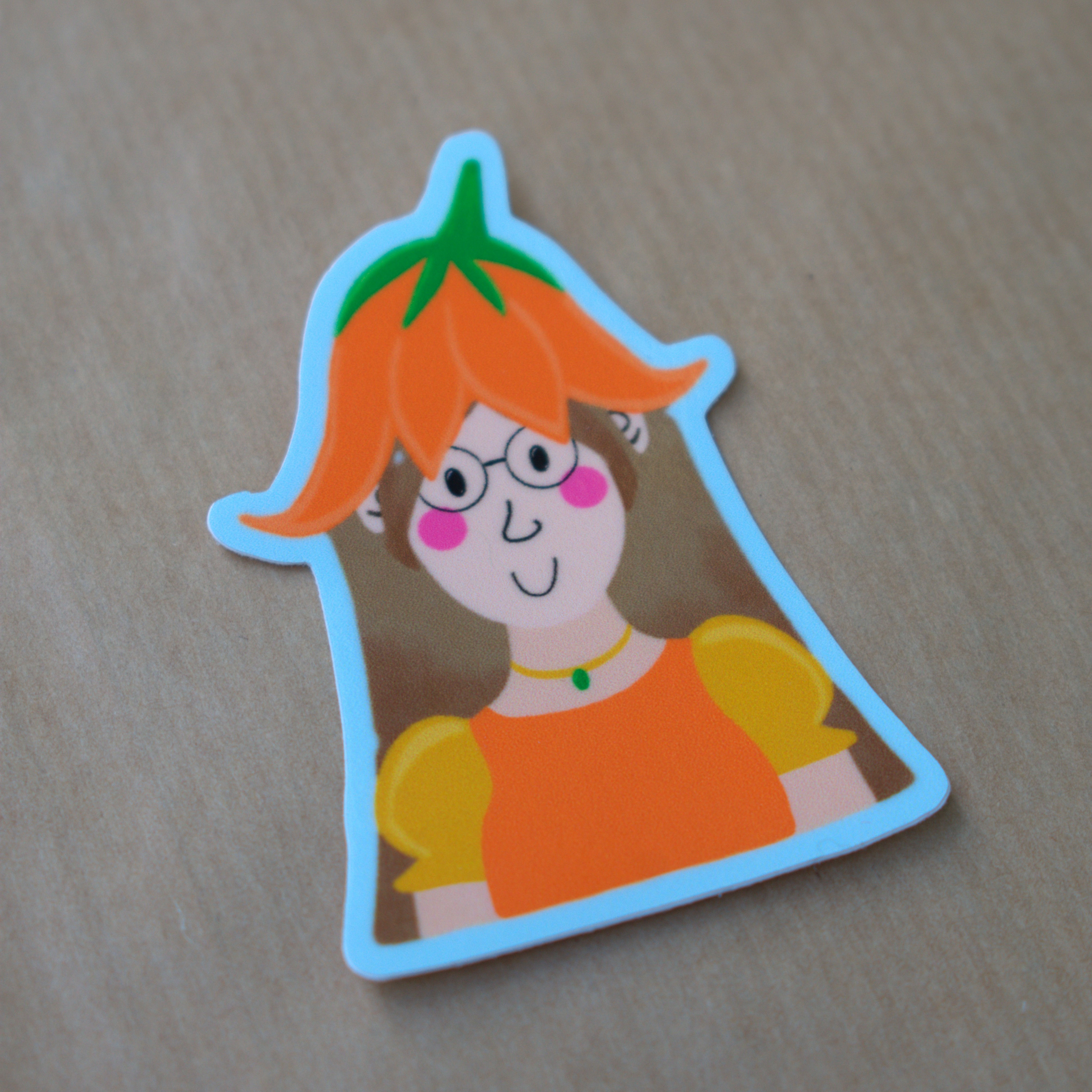 "Tulip Girl" Sticker