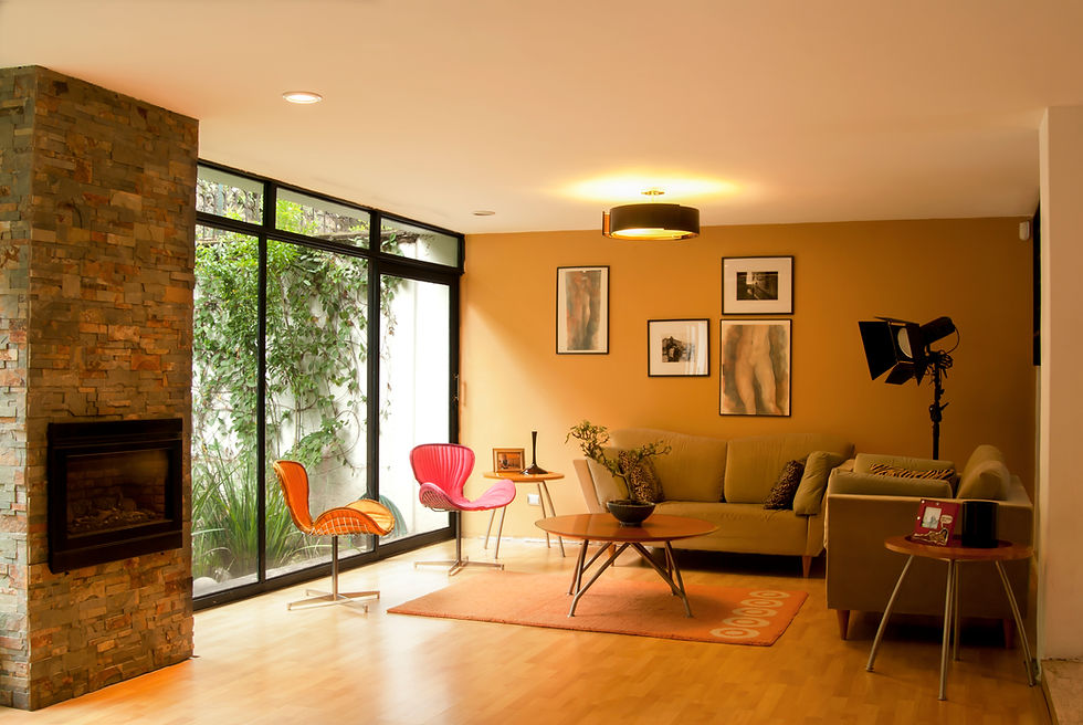 Después del Home Staging (redecoración de la casa), esta fue la foto que publicamos. Dejamos la decoración en la casa para mostrarla a prospectos