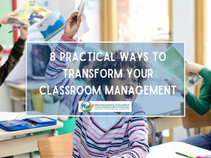 Students sit at desks in a classroom and appear disorderly with shouting and books in the air over their heads.