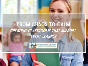 A teacher smiles as she holds two notebookas and your children raise hands waiting to be called on in her classroom.