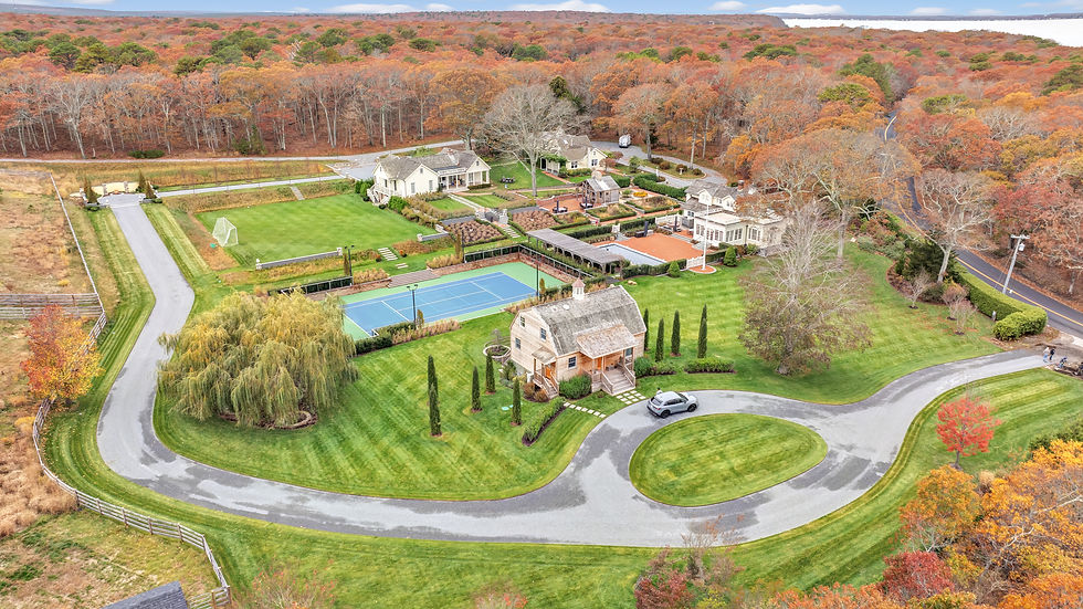 Aerial view of Rumrunners compound