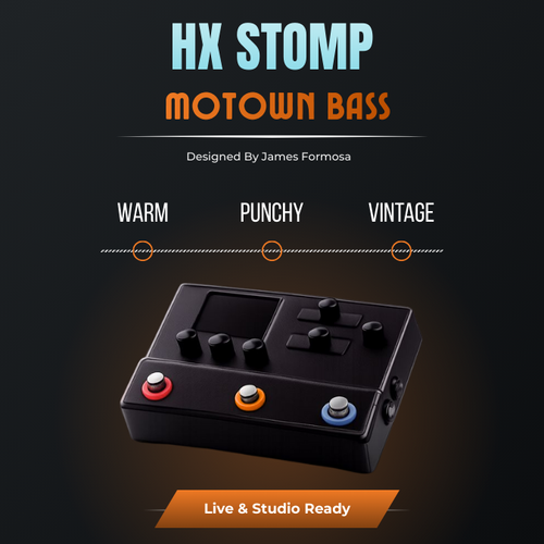 Motown Bass - HX Stomp Preset | James Formosa Bass