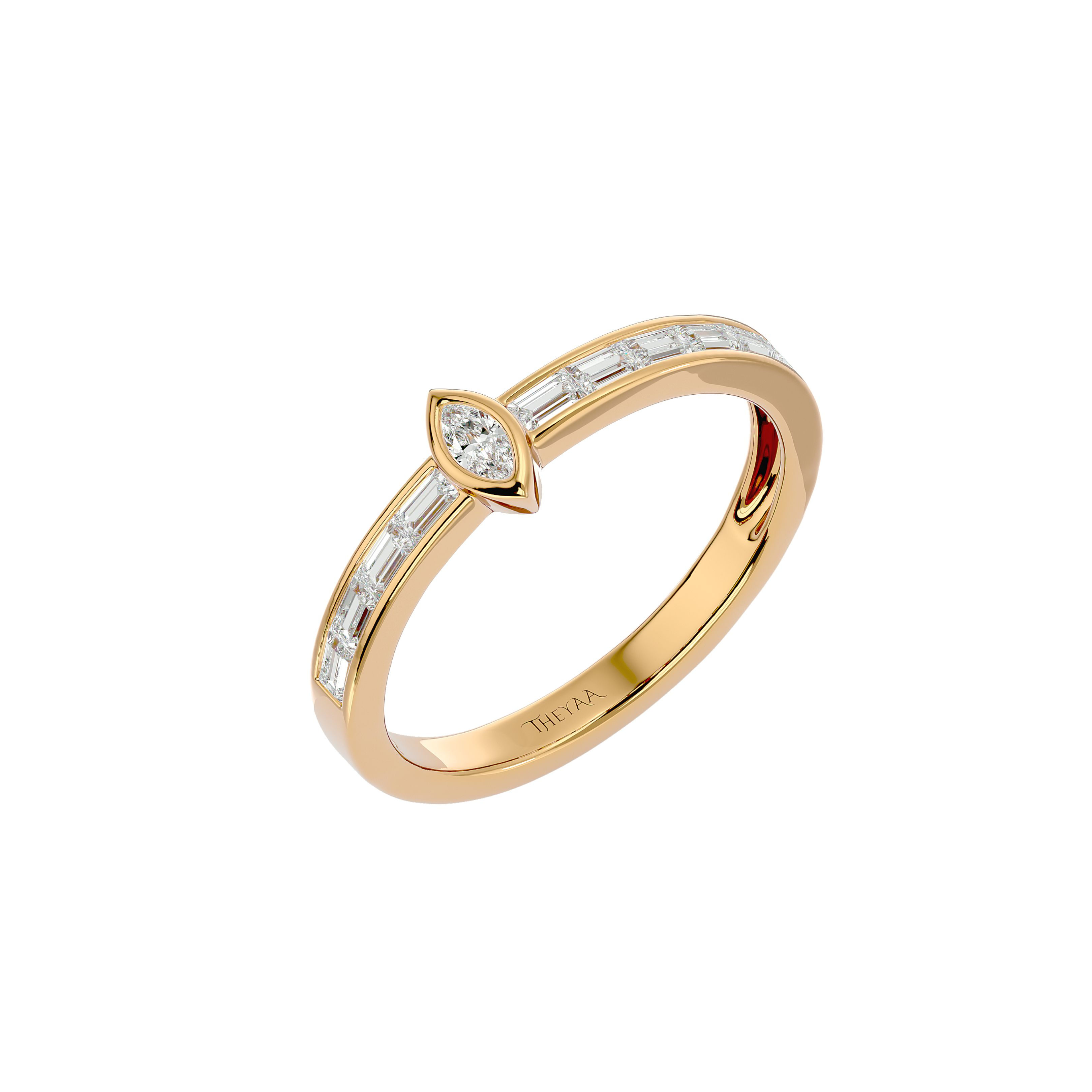 Marquise Diamond Band