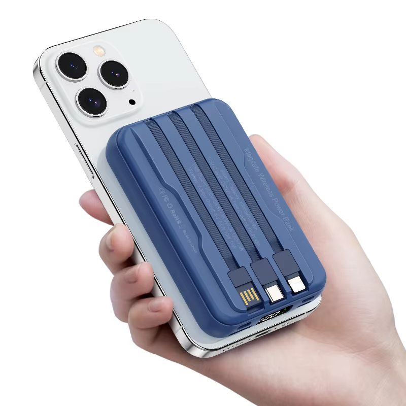 Thumbnail: Magnetic Wireless Type-C Power Bank 10000Mah Portable Charger 22.5W PD Fast Char