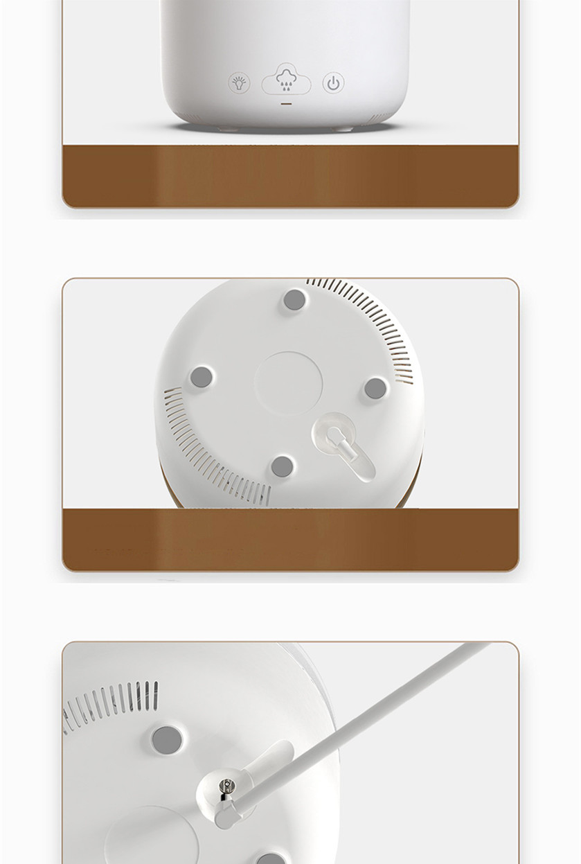 Thumbnail: New Cloud Rain Air Humidifier Essential Oil Aromatherapy Diffuser USB Mute Mist 