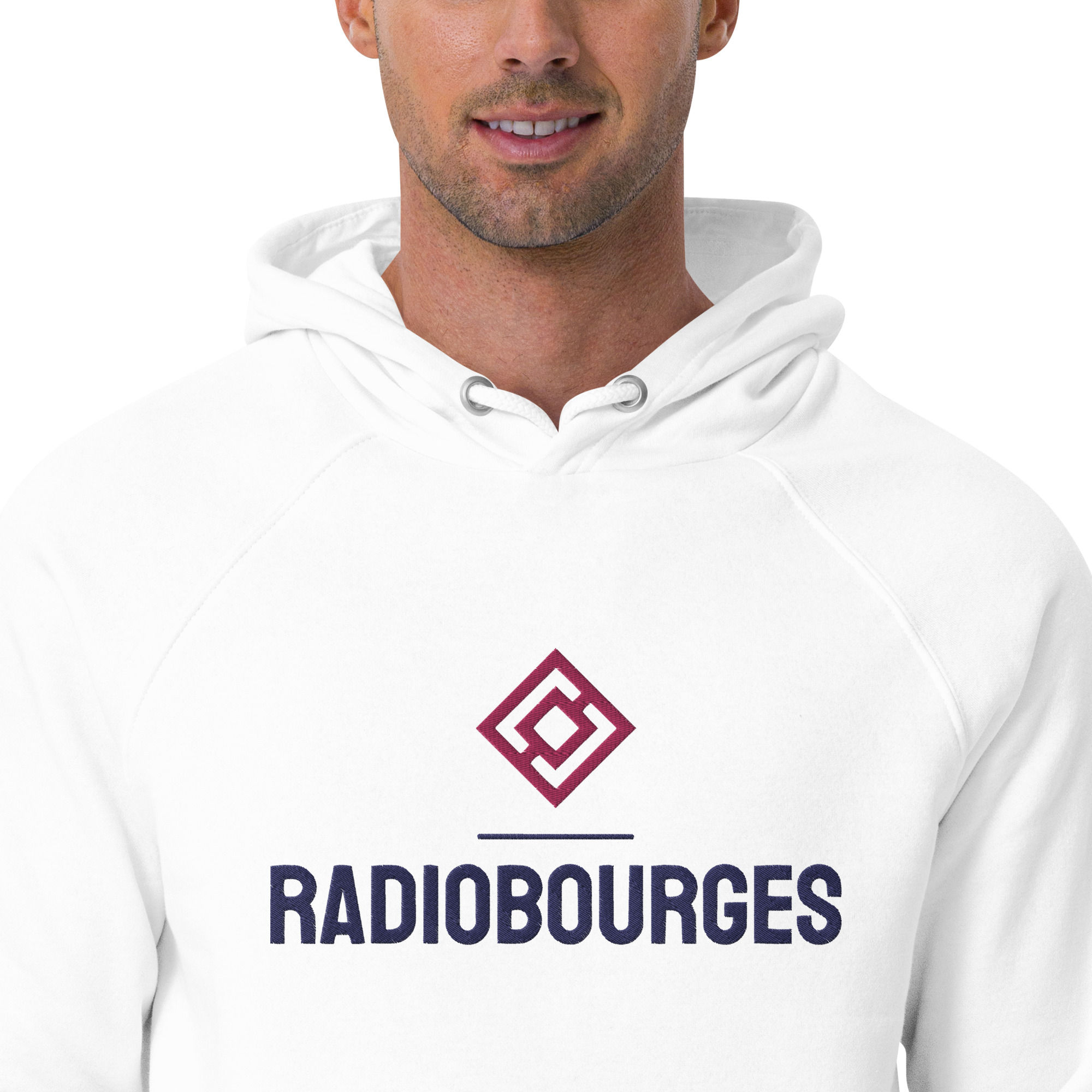 Unisex eco raglan hoodie