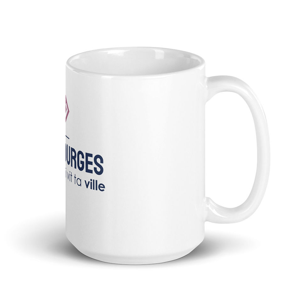 Miniature : White glossy mug
