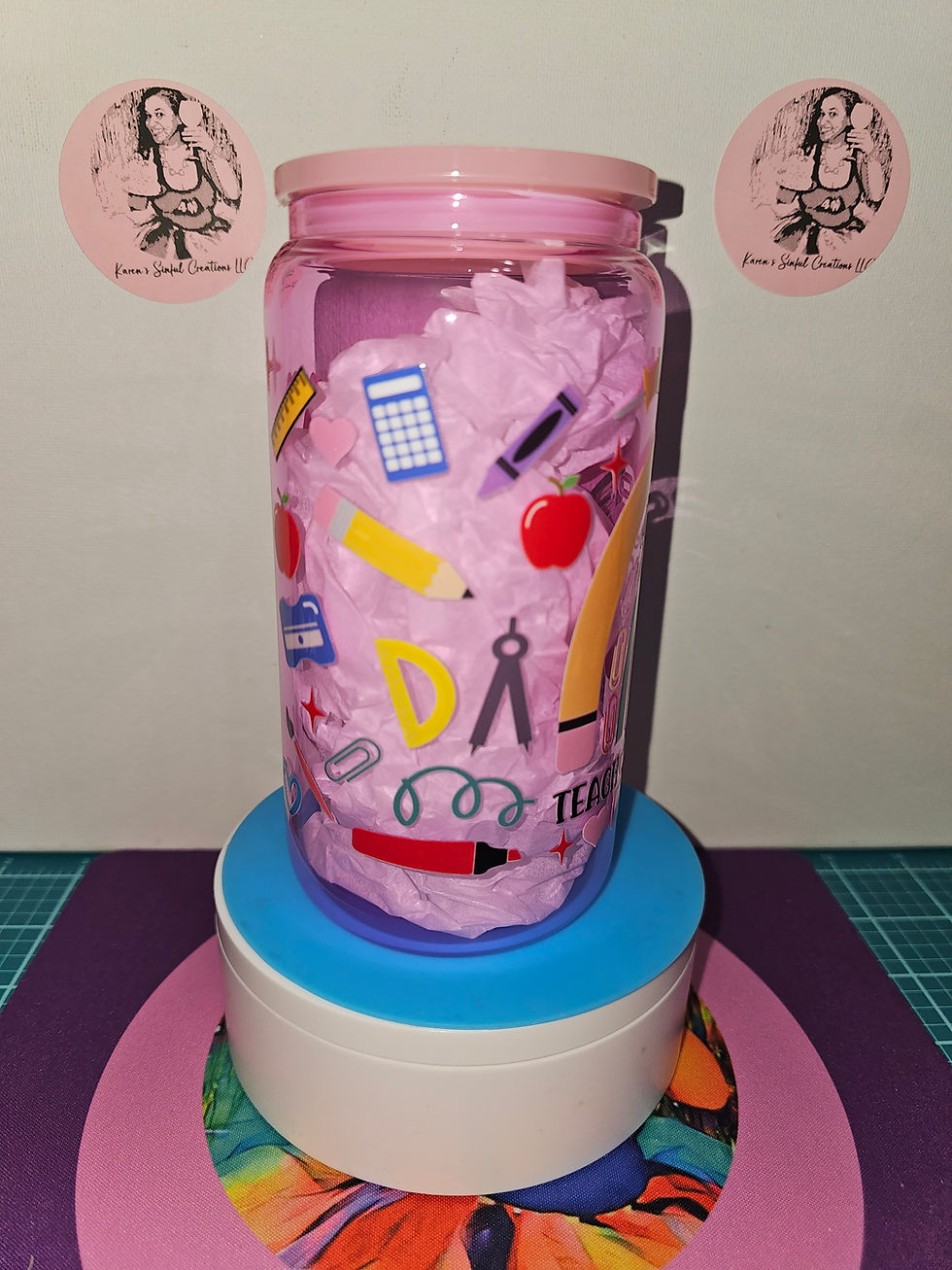 Thumbnail: Teacher appreciation - Glass Cup 16 oz