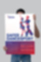 Man holding up the BDSA Safeguarding poster.jpg