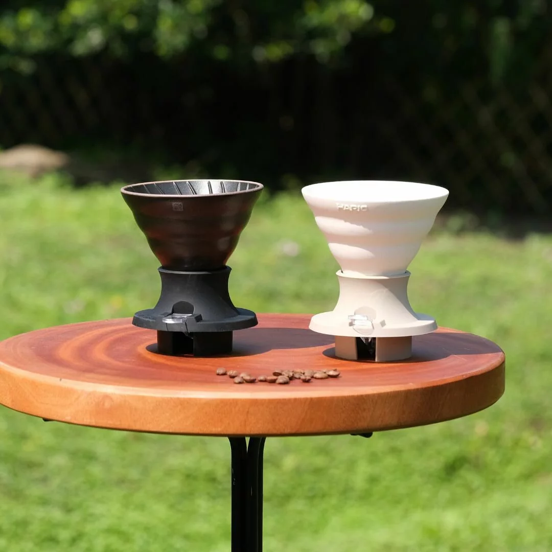 HARIOx陶作坊xAurli奧利｜ Switch 老岩泥02濾杯(火山黑/象牙白)