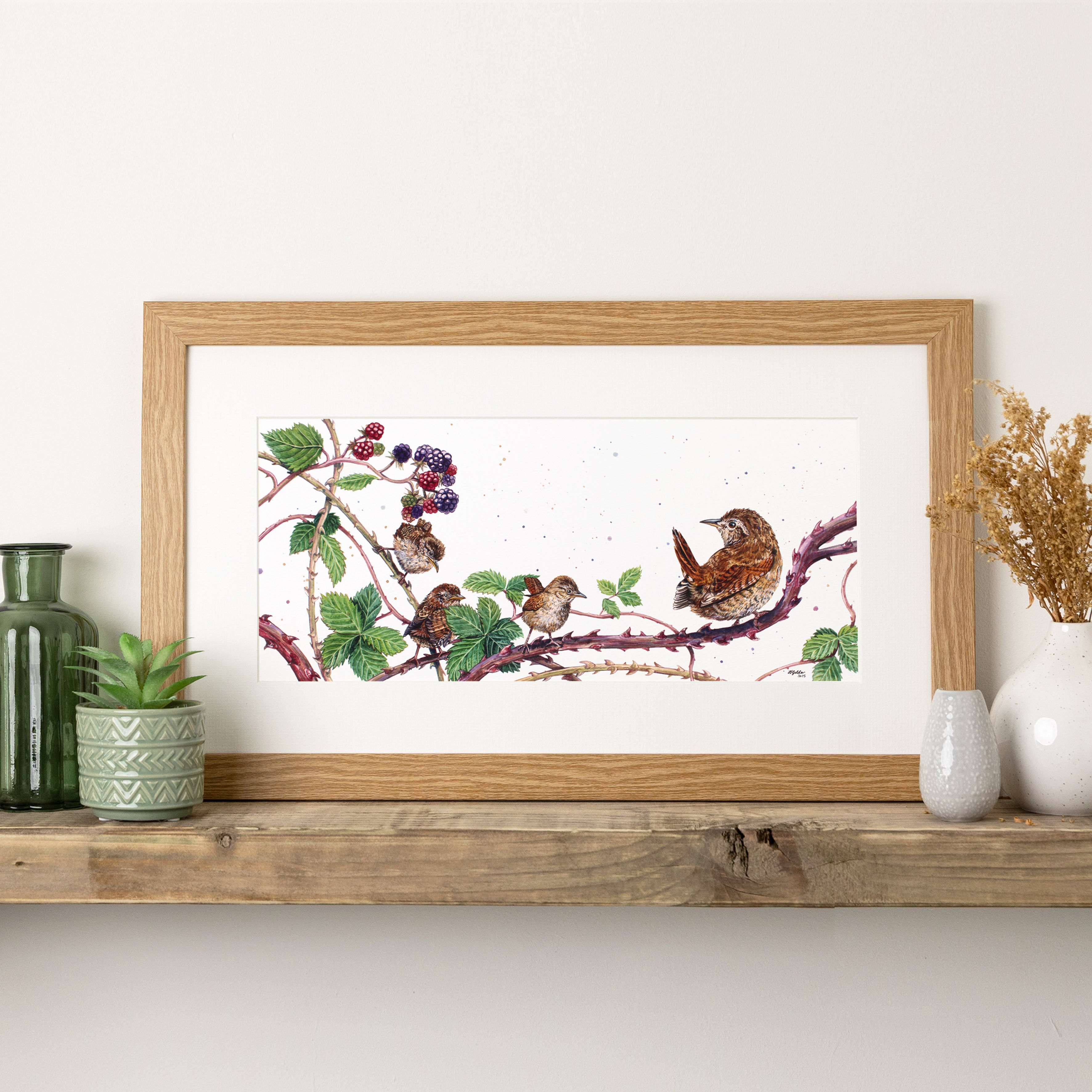 'Don't Spoil Your Dinner' Painting | Wren Original Artwork