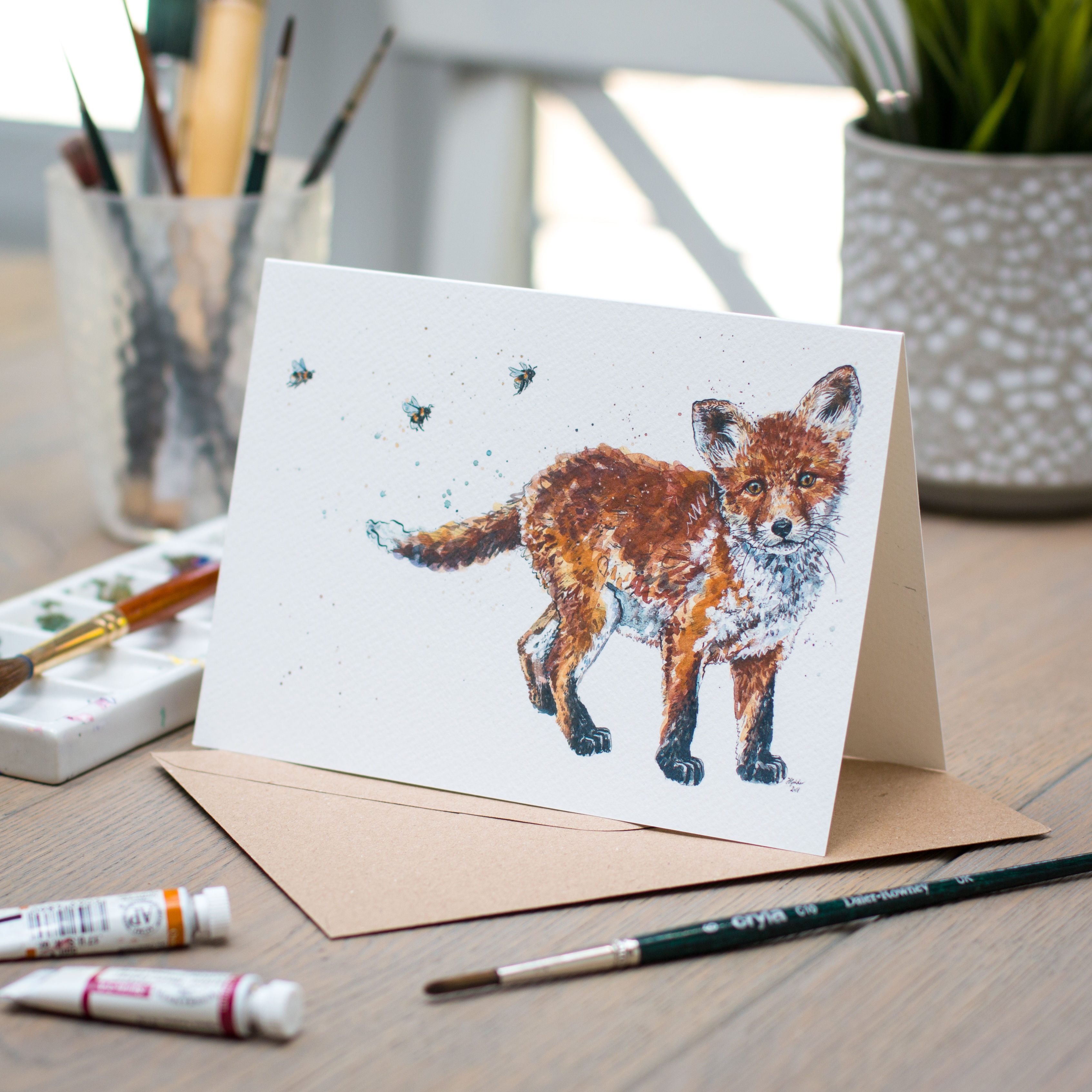 'Following the Leader' Fox Card
