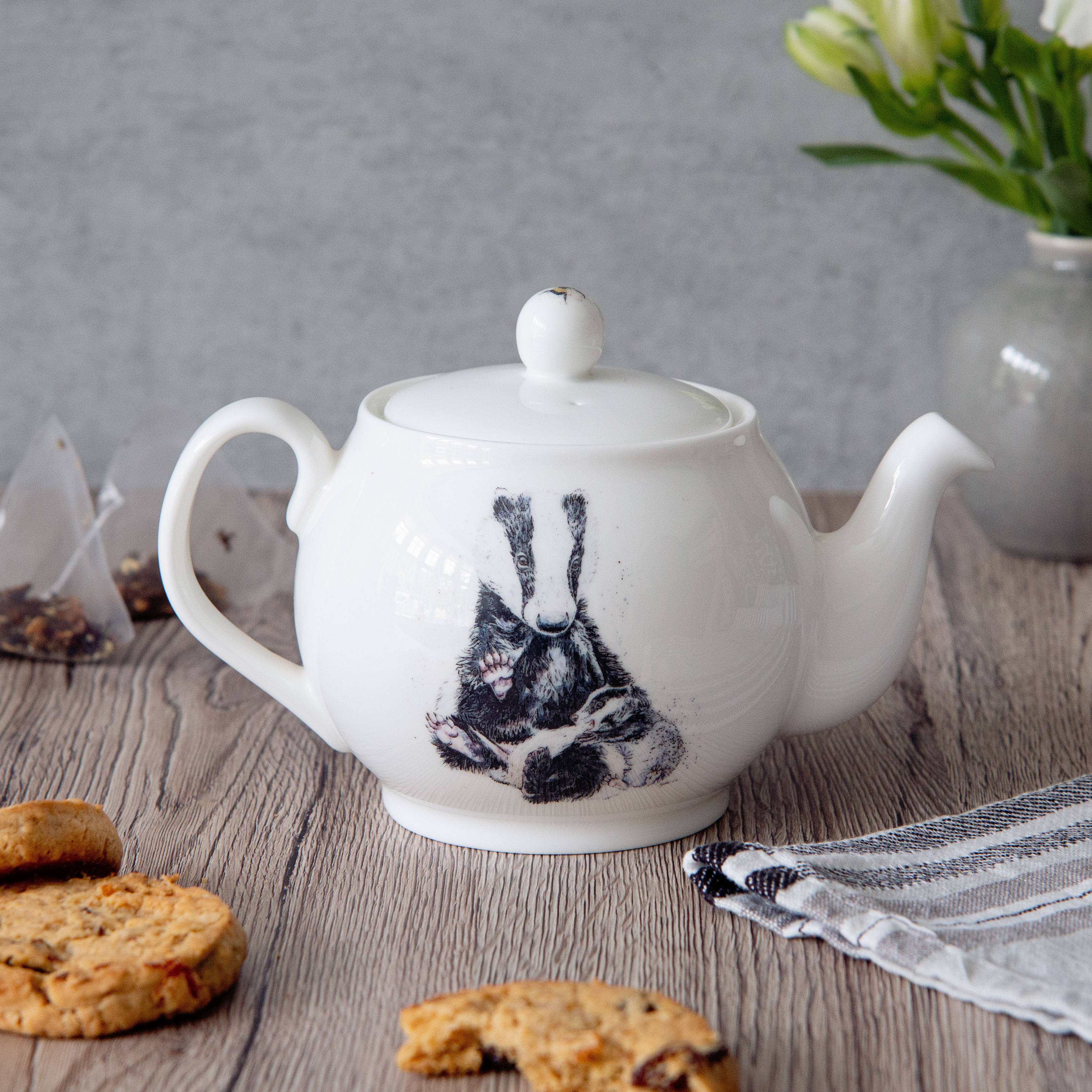 Badger Family Mini Teapot