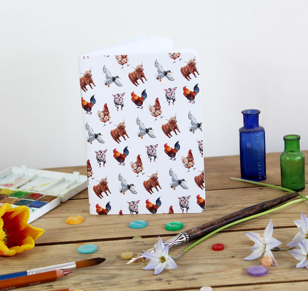 Thumbnail: Mini Wildlife Notebooks (4 Patterns)