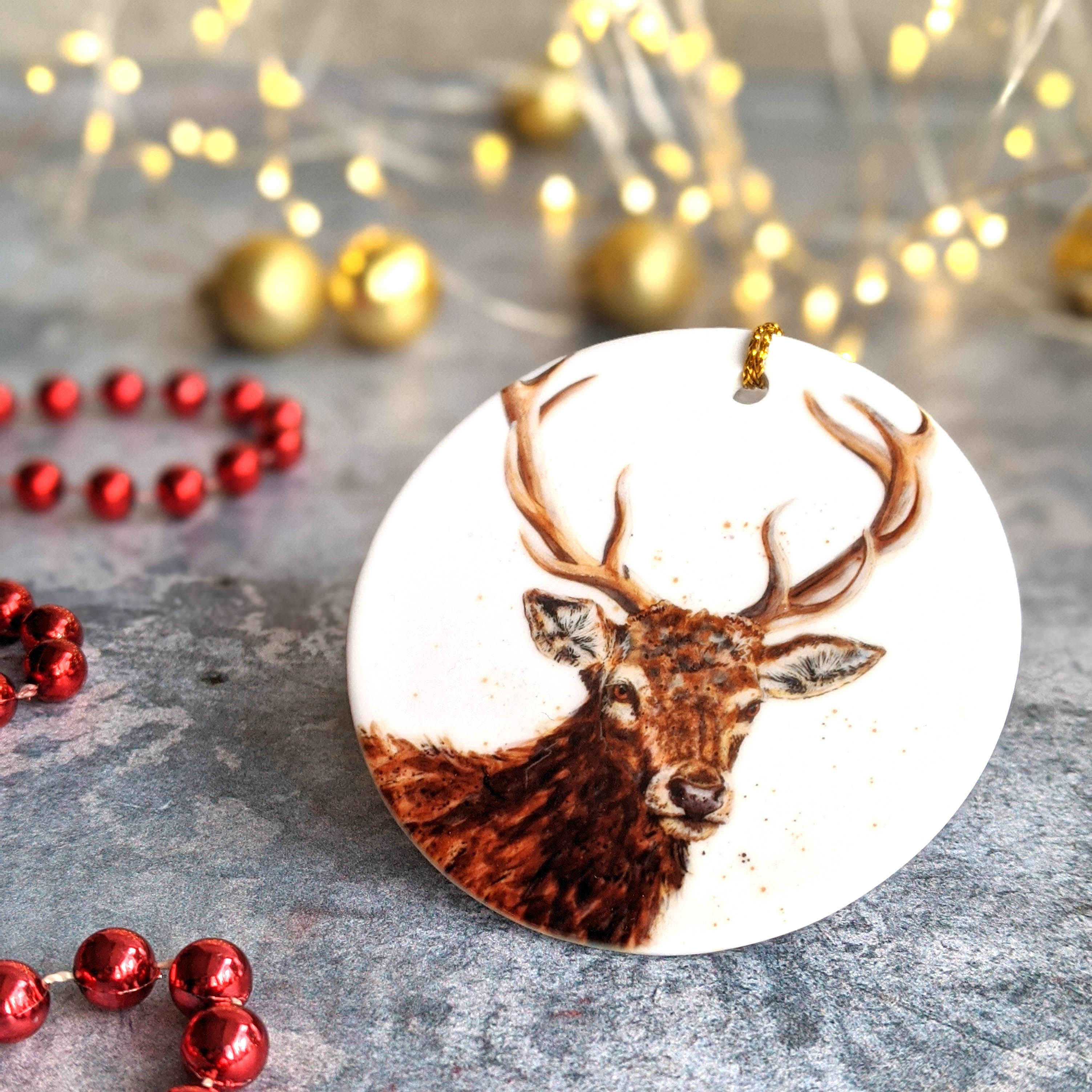 Stag Christmas Decoration