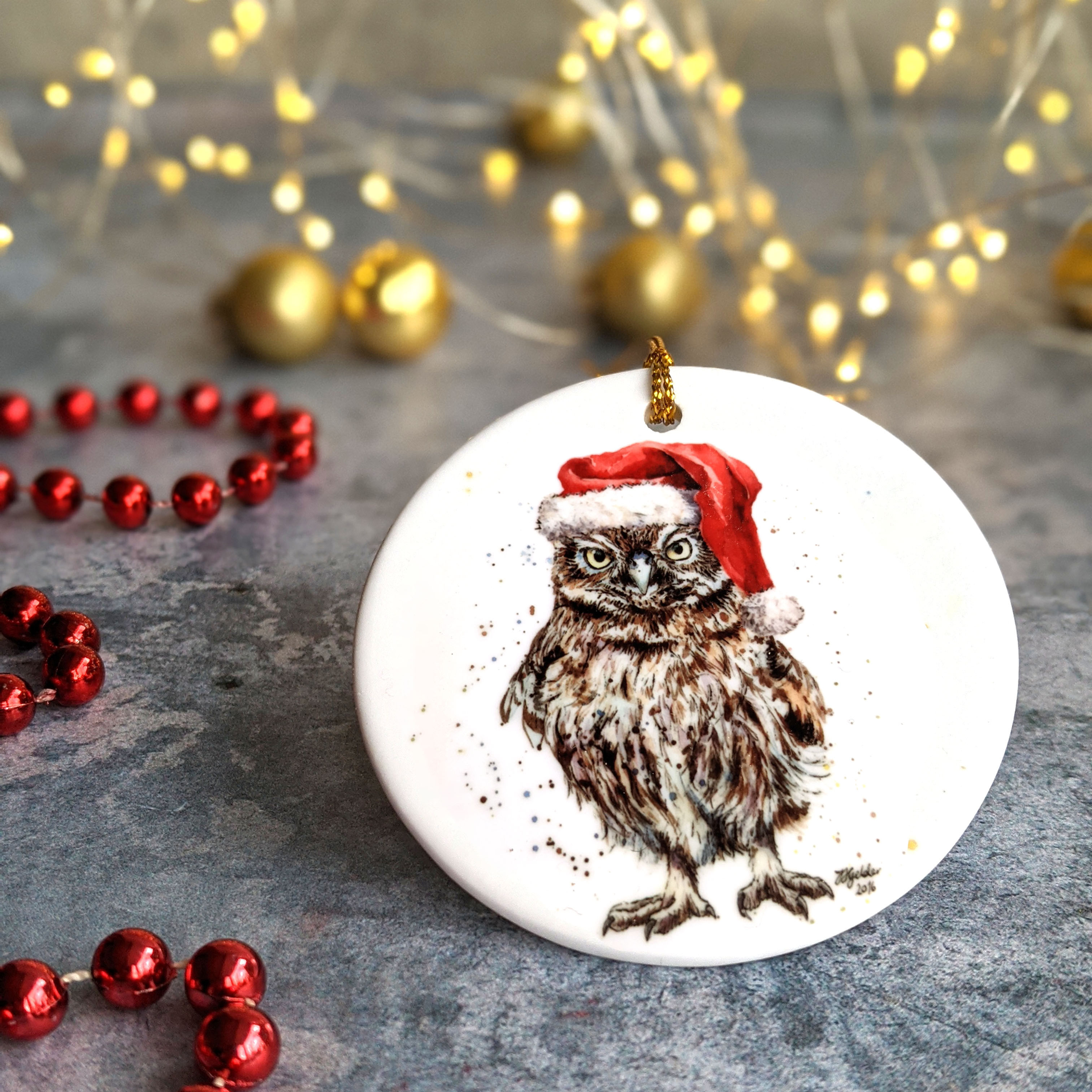 Little Owl Christmas Decoration