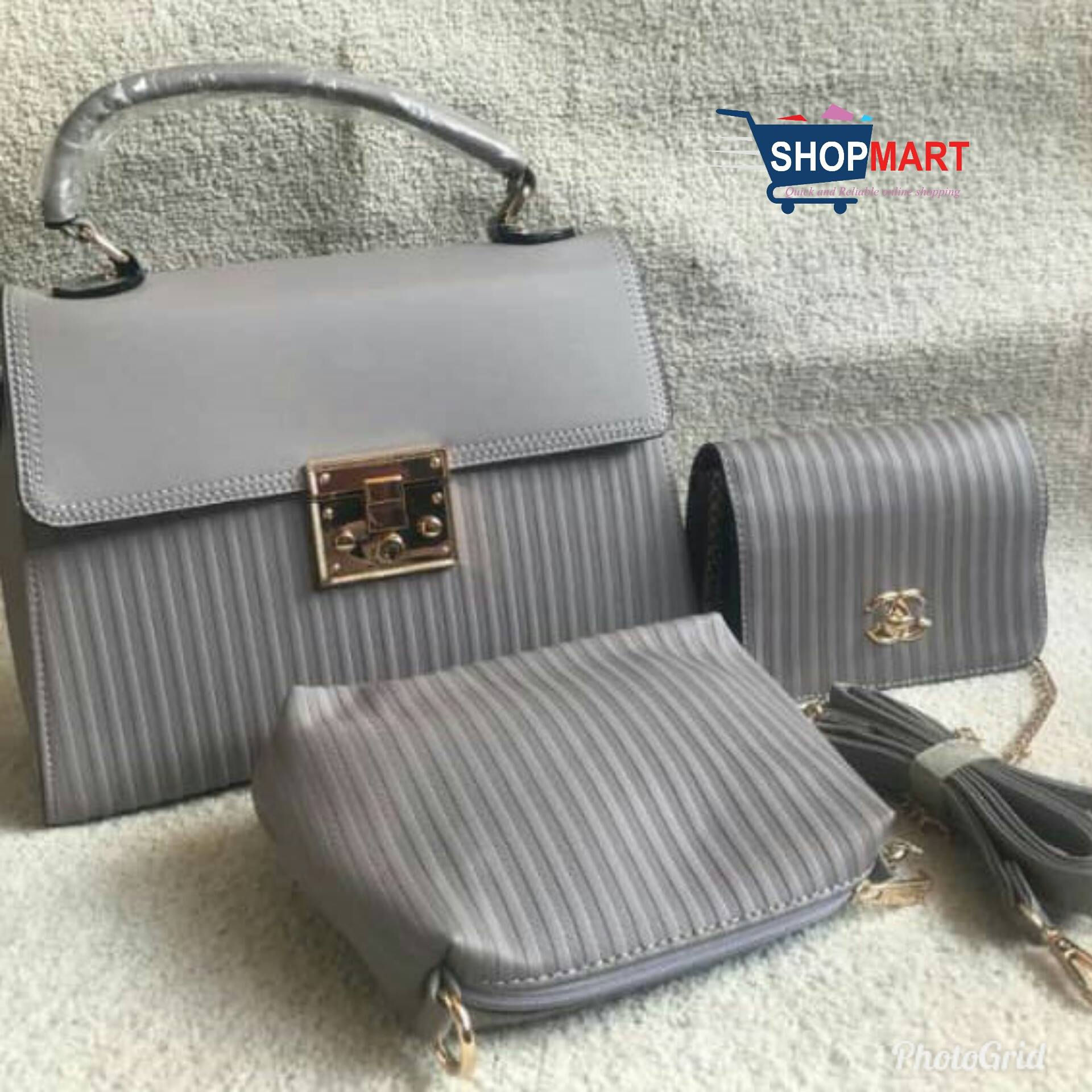 Three leather bag