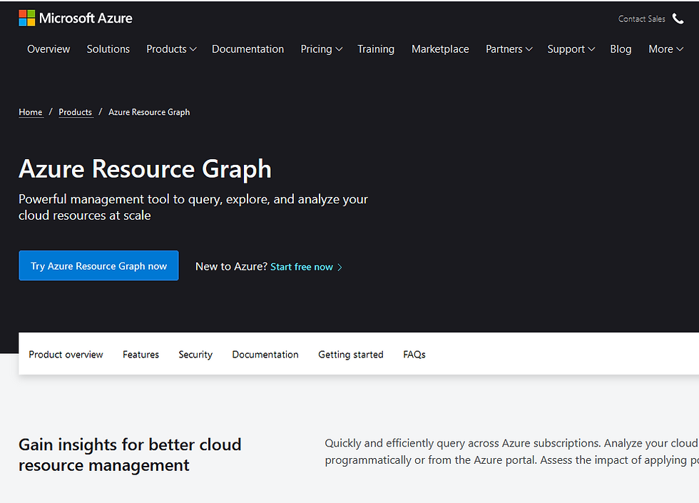Microsoft Azure Resource Graph