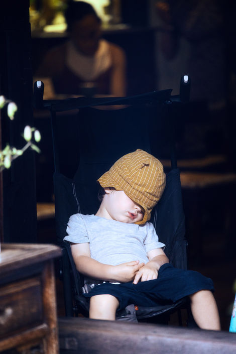 Portrait of Child Sleeping Vietnam & Cambodia 2023