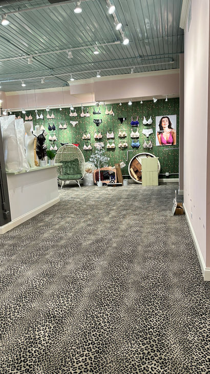 Elevated Retail Space Accent Wall Werner General Contracting Lake Forest IL
