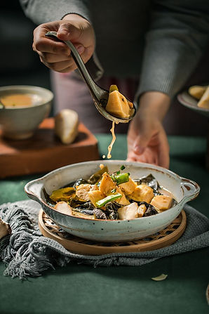 味增若竹煮 miso stewed bamboo shoot - japenese food photography.jfif