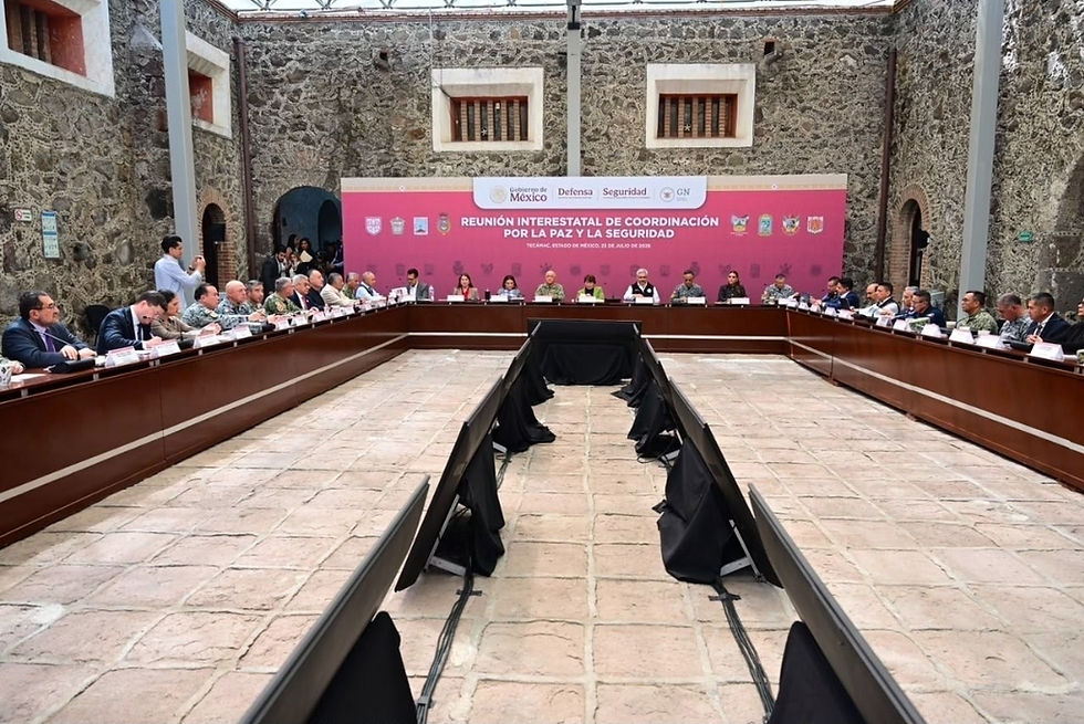 EdoMéx, sede de la Reunión Interestatal de Coordinación por la Paz y Seguridad