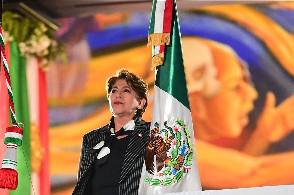 “¡Viva nuestra soberanía!”: Gobernadora Delfina Gómez encabeza Grito de Independencia