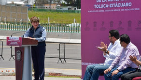 Fortalece Adolfo Solis gestión con Delfina Gómez para impulsar obras en Almoloya