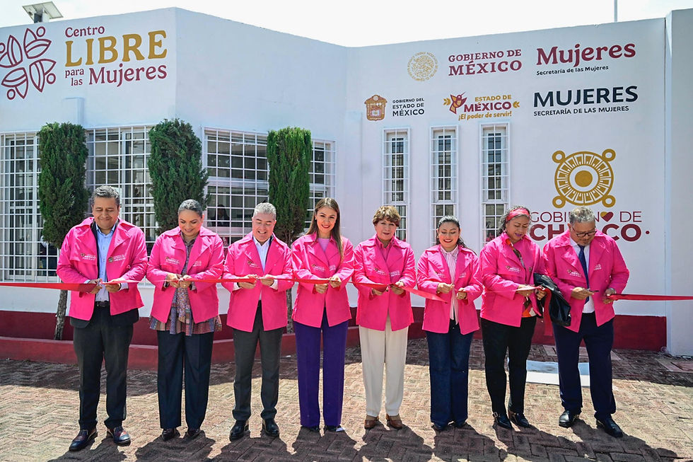 Inaugura Gobernadora Delfina Gómez Centro LIBRE en Chalco