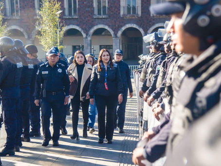 Alista CODHEM revisión a policías y acompañamiento en marchas del 8m
