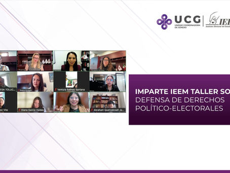 Imparte IEEM taller sobre defensa de derechos político-electorales